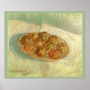 Mand Met Appels stilleven van Vincent van Gogh Poster