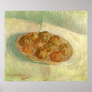 Mand Met Appels stilleven van Vincent van Gogh Poster