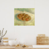 Mand met appels stilleven van Vincent van Gogh Poster (Keuken)