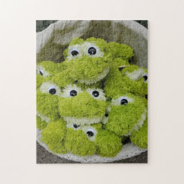 Mand met Kikkers Puzzel, 28 x 36 cm, 252 stukjes Legpuzzel