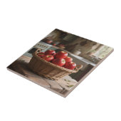 Mand met Rode Appels Tegeltje (Zijkant)
