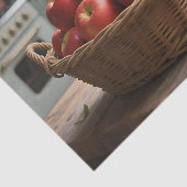 Mand met Rode Appels Tissuepapier (Detail)