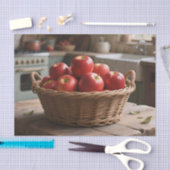 Mand met Rode Appels Tissuepapier (Craft)
