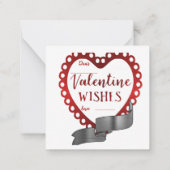 Mand met rode rozen : notitiekaartje (Achterkant)