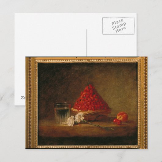 Mand met Wilde Aardbeien, c.1761 Briefkaart (Voorkant / Achterkant)