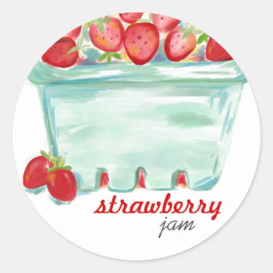 Mand van aardbeien Stickers