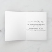 "Mand van appels" Gefeliciteerd Kaart (Binnen)