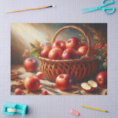 Mand van Appels Stilleven Schilderen Decoupage Tissuepapier (Craft)