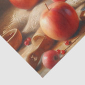 Mand van Appels Stilleven Schilderen Decoupage Tissuepapier (Detail)