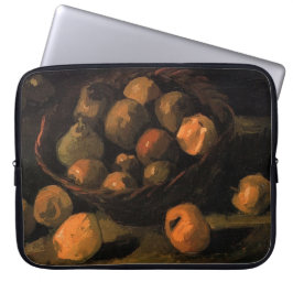 Mand van appels van Vincent van Gogh. Laptop Sleeve