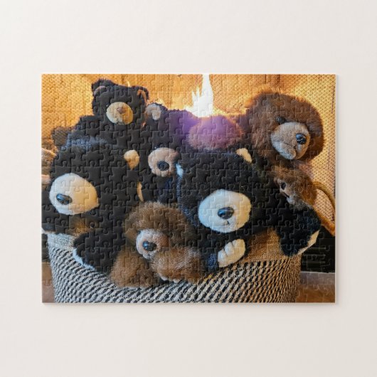 Mand van beren puzzel, 28 x 35,5 cm, 252 stukjes legpuzzel (Horizontaal)