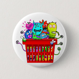 Mand van betreurenswaardige, Schattige betreurensw Ronde Button 5,7 Cm