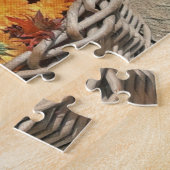 mand van bloemen legpuzzel (Zijkant)