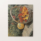 mand van bloemen legpuzzel (Verticaal)