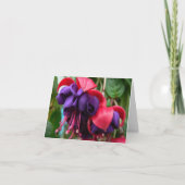 Mand van bloemen Notecard Kaart (Voorkant)