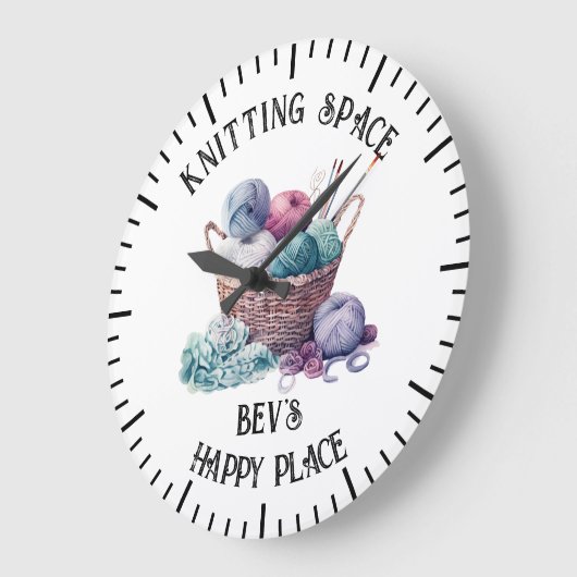 Mand van breien en haken grote klok (Hoek)