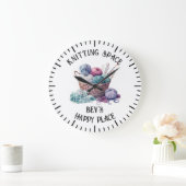 Mand van breien en haken grote klok (Huis)