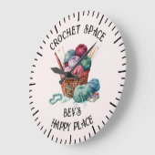 Mand van breien en haken grote klok (Hoek)