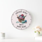 Mand van breien en haken grote klok (Huis)