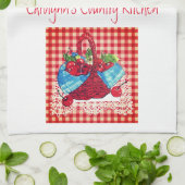 Mand van de Handdoek van de Keuken van Kersen door (Gevouwen)