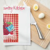 Mand van de Handdoek van de Keuken van Kersen door (Quarter Fold)