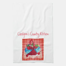 Mand van de Handdoek van de Keuken van Kersen door