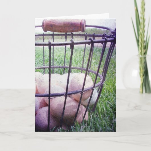 Mand van eieren Alle gelegenheden Groet Kaart (Voorkant)