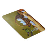 Mand van eieren met viooltjes magneet (Rechterzijde)