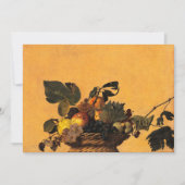 Mand van Fruit, Canestra di Frutta door Caravaggio Bedankkaart (Voorkant)