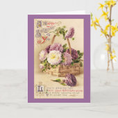 Mand van Mums  Verjaardag Kaart (Gele Bloem)