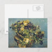 Mand van Pansies, Vincent van Gogh Briefkaart (Voorkant / Achterkant)