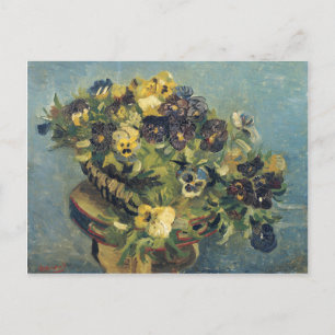 Mand van Pansies, Vincent van Gogh Briefkaart