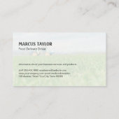 Mand van producten | landbouwgewassen visitekaartje (Achterkant)