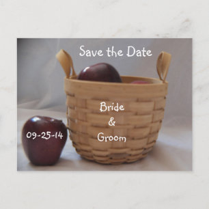 Mand van Red Apple bruiloft Briefkaarten