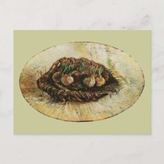Mand van Sprouting Bulbs, Vincent van Gogh Briefkaart (Voorkant)