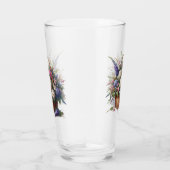 Mand vol bloemen glas (Rechts)