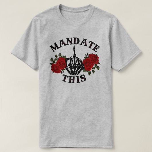 Mandaat | Anti Joe Biden T-shirt (Design voorkant)