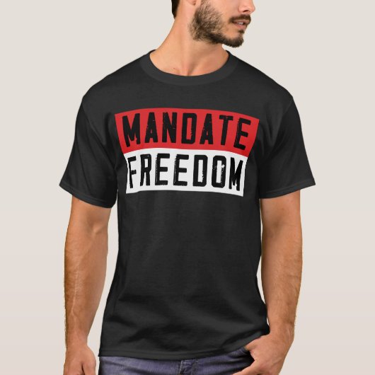 Mandaatvrijheid T-shirt (Voorkant)