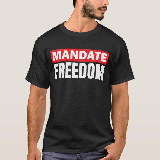 Mandaatvrijheid T-shirt (Voorkant)