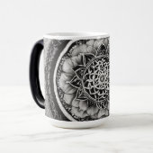 Mandal Art Brew: Sip Serenity Magische Mok (Voorkant links)