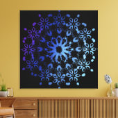 mandala03 canvas afdruk (Insitu (Woonkamer))