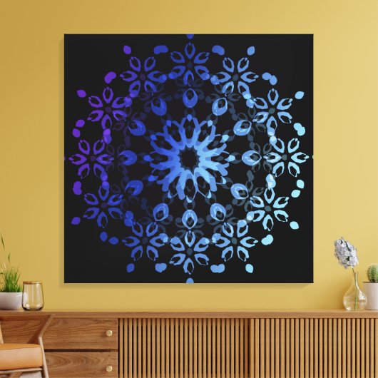 mandala03 canvas afdruk (Insitu (Woonkamer))