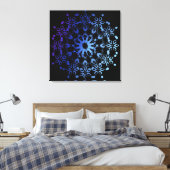 mandala03 canvas afdruk (Insitu (Slaapkamer))