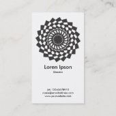 Mandala 011 visitekaartje (Achterkant)
