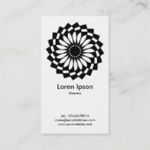 Mandala 07 visitekaartje (Achterkant)