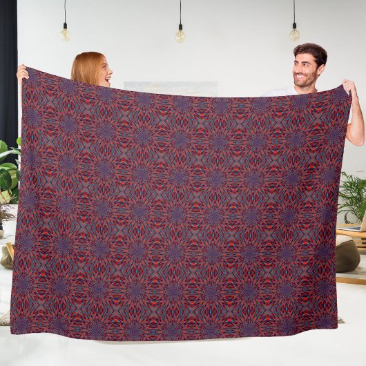 Mandala 11 fleece deken