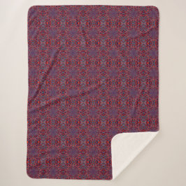 Mandala 11 Sherpa Blanket Deken
