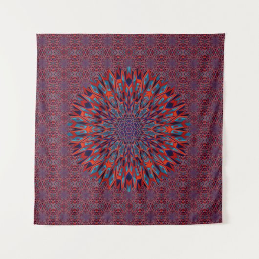 Mandala 11 Tapestry Wandkleed (Voorkant (horizontaal))