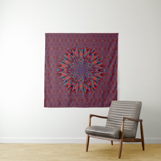 Mandala 11 Tapestry Wandkleed (In situ)