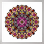 Mandala 12-2 AutumnLeaves - Poster (Voorkant)
